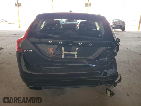 2017 Volvo V60 Premier with VIN YV140MEK7H1338322, listed as a Copart auction lot 87402344 with 58,365 mi miles and Salvage Title. Bid and sale history available at carsss.com. Image 6.