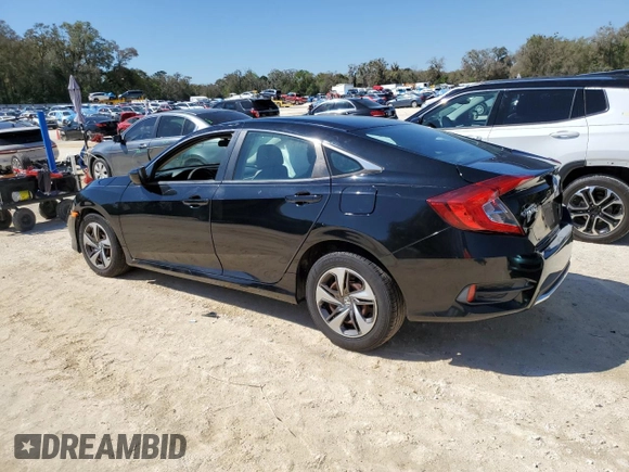 2019 Honda Civic Sedan LX with VIN 19XFC2F67KE045391, listed as a Copart auction lot 48737495 with 85,472 mi miles and Non Repairable. Bid and sale history available at carsss.com. Image 2.