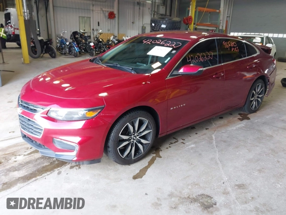 2017 Chevrolet Malibu LT with VIN 1G1ZE5ST4HF268631, listed as a IAAI auction lot 42026227 with 96,580 mi miles and . Bid and sale history available at DreamBid. Image 2.