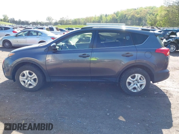 2015 Toyota RAV4 LE with VIN JTMBFREV6FJ041770, listed as a IAAI auction lot 41966580 with 92,808 mi miles. Bid and sale history available at carsss.com. Image 14.