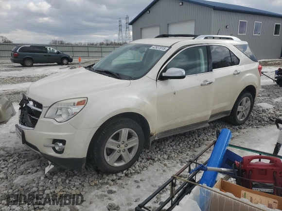 2014 Chevrolet Equinox LTZ with VIN 1GNFLHEK3EZ116264, listed as a Copart auction lot 42937015 with 94,393 mi miles and Salvage Title. Bid and sale history available at carsss.com. Image 1.