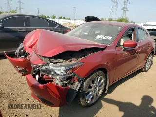 2016 Mazda 3 S Grand Touring z VIN JM1BM1N36G1342594, wystawiony jako Copart lot #57041185 z przebiegiem Nie podano mil oraz Szkoda całkowita • Salvage title. Historia ofert i sprzedaży dostępna na DreamBid. Obrazek 1.