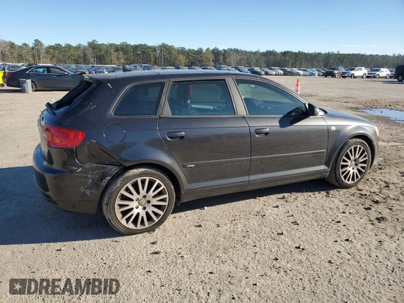 2007 Audi A3 with VIN WAUHF78P97A078127, listed as a Copart auction lot 87590725 with 139,674 mi miles and Salvage title. Bid and sale history available at DreamBid. Image 3.