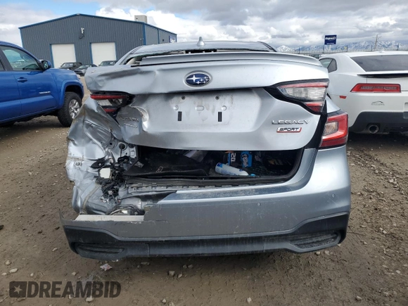 2020 Subaru Legacy Special Sports with VIN 4S3BWAG66L3006623, listed as a Copart auction lot 45619205 with 38,687 mi miles and Salvage Title. Bid and sale history available at carsss.com. Image 6.