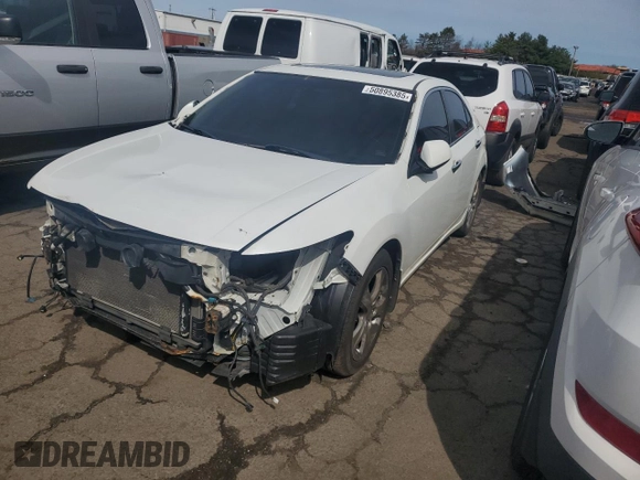 2013 Acura TSX with VIN JH4CU2F43DC007339, listed as a Copart auction lot 50895385 with 152,804 mi miles and Salvage Title. Bid and sale history available at carsss.com. Image 1.