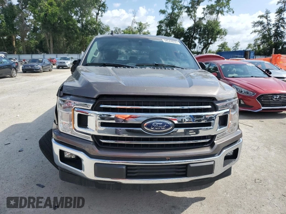 2019 Ford F-150 XL with VIN 1FTEX1CB3KKD95061, listed as a Copart auction lot 58544655 with 54,391 mi miles and Salvage title. Bid and sale history available at DreamBid. Image 5.