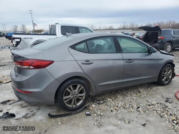2018 Hyundai Elantra SEL with VIN 5NPD84LF3JH263511, listed as a Copart auction lot 46870875 with 81,372 mi miles and Clean Title. Bid and sale history available at carsss.com. Image 3.