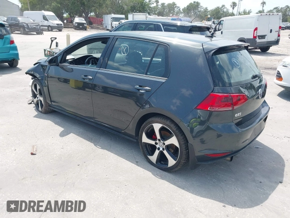 2015 Volkswagen GTI SE with VIN 3VW4T7AU3FM029403, listed as a IAAI auction lot 42226713 with 94,501 mi miles and . Bid and sale history available at DreamBid. Image 3.