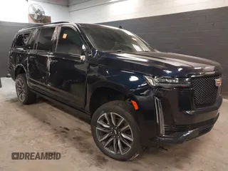 2022 Cadillac Escalade ESV Sport Platinum with VIN 1GYS4RKL4NR244529, listed as a IAAI auction lot 41071149 with 50,641 mi miles and . Bid and sale history available at DreamBid. Image 1.