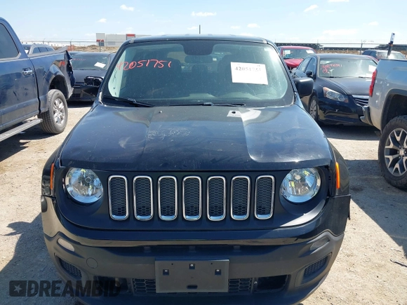 2017 Jeep Renegade Sport с VIN ZACCJAABXHPG17623, выставлен на аукционе IAAI как лот 42051751 с пробегом 102 172 миль миль и . История ставок и продаж доступна на DreamBid. Изображение 12.