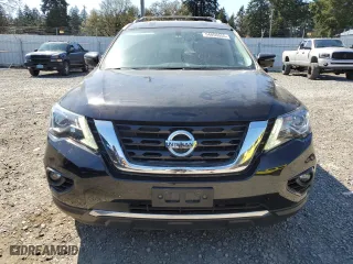 2018 Nissan Pathfinder SL with VIN 5N1DR2MM4JC630082, listed as a Copart auction lot 54056555 with 56,728 mi miles and Clean Title. Bid and sale history available at carsss.com. Image 5.