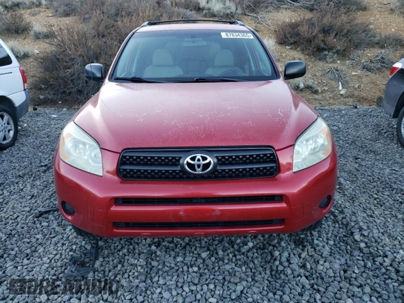 2008 Toyota RAV4 with VIN JTMBD33V786084221, listed as a Copart auction lot 87834365 with 216,325 mi miles and Salvage Title. Bid and sale history available at carsss.com. Image 5.