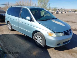 2004 Honda Odyssey EX-L with VIN 5FNRL18944B043710, listed as a IAAI auction lot 41862417 with 380,589 mi miles and . Bid and sale history available at DreamBid. Image 1.