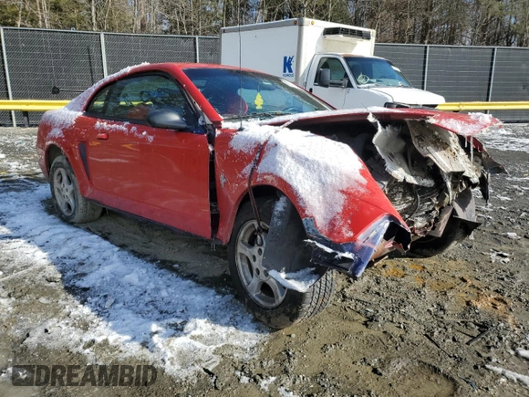 2002 Ford Mustang Standard with VIN 1FAFP40412F224903, listed as a Copart auction lot 89095635 with 0 mi miles and Salvage Title. Bid and sale history available at carsss.com. Image 4.