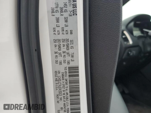 2018 Dodge Durango R/T z VIN 1C4SDJCT0JC415313, wystawiony jako Copart lot #52485715 z przebiegiem 63 518 mil mil oraz Szkoda całkowita • Salvage title. Historia ofert i sprzedaży dostępna na DreamBid. Obrazek 14.