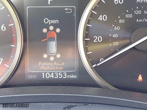 2015 Lexus NX 200t with VIN JTJYARBZ2F2016310, listed as a IAAI auction lot 40325276 with 104,353 mi miles. Bid and sale history available at carsss.com. Image 15.