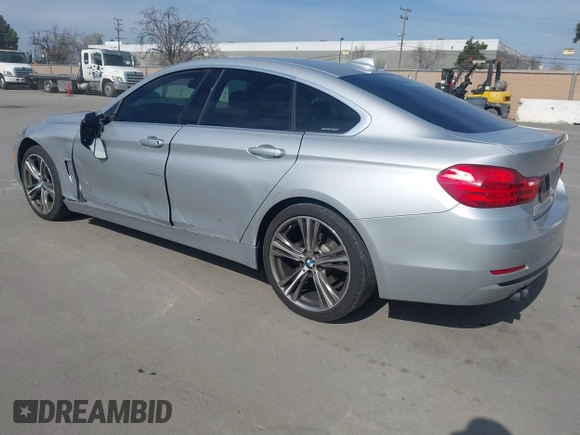 2016 BMW 4 Series 428i with VIN WBA4A9C55GG695469, listed as a IAAI auction lot 41753857 with 90,692 mi miles. Bid and sale history available at carsss.com. Image 3.