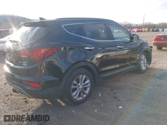 2017 Hyundai Santa Fe 2.0T with VIN 5XYZUDLA8HG502333, listed as a IAAI auction lot 41246195 with 62,772 mi miles and . Bid and sale history available at DreamBid. Image 4.