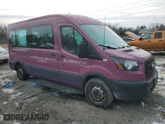 2019 Ford Transit Passenger XL with VIN 1FBAX2CM5KKA96715, listed as a Copart auction lot 88781385 with 71,764 mi miles and Salvage Title. Bid and sale history available at carsss.com. Image 4.