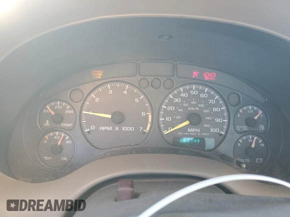 1998 GMC Sonoma z VIN 1GTCS144XW8525300, wystawiony jako Copart lot #85439034 z przebiegiem 250 144 mil mil oraz Szkody całkowita. Historia ofert i sprzedaży dostępna na DreamBid. Obrazek 9.