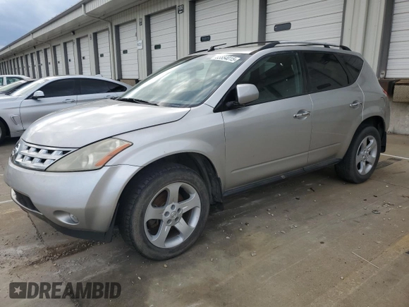 2003 Nissan Murano SL with VIN JN8AZ08W03W219842, listed as a Copart auction lot 55554015 with 137,209 mi miles and Clean Title. Bid and sale history available at DreamBid. Image 1.