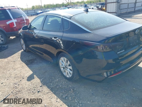 2018 Kia Optima LX with VIN 5XXGT4L36JG220911, listed as a IAAI auction lot 41903062 with 108,080 mi miles. Bid and sale history available at carsss.com. Image 3.