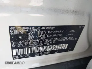 2021 Toyota RAV4 Hybrid XSE with VIN JTME6RFV4MJ008825, listed as a IAAI auction lot 42060148 with 91,129 mi miles and . Bid and sale history available at DreamBid. Image 9.