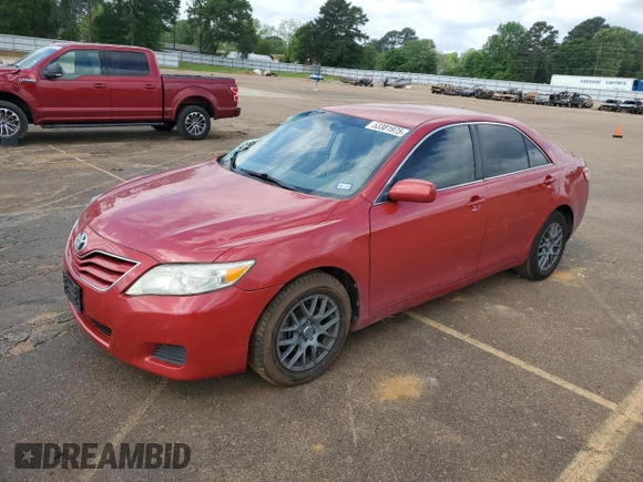 2011 Toyota Camry LE with VIN 4T4BF3EK4BR189039, listed as a Copart auction lot 53381975 with 92,629 mi miles and Salvage Title. Bid and sale history available at DreamBid. Image 1.