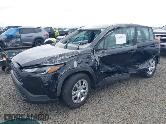 2023 Toyota Corolla Cross L with VIN 7MUAAABG3PV049367, listed as a IAAI auction lot 42370328 with 15,207 mi miles and . Bid and sale history available at DreamBid. Image 2.