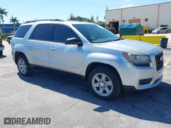 2015 GMC Acadia SLE with VIN 1GKKRPKDXFJ350105, listed as a IAAI auction lot 42028696 with 149,086 mi miles. Bid and sale history available at carsss.com. Image 1.
