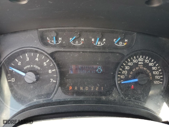 2014 Ford F-150 XL with VIN 1FTNF1CF7EKD18686, listed as a Copart auction lot 48389175 with 133,018 mi miles and Salvage Title. Bid and sale history available at carsss.com. Image 9.