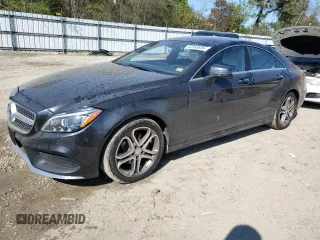 2015 Mercedes-Benz CLS 400 with VIN WDDLJ6HB8FA143919, listed as a Copart auction lot 52385655 with 72,361 mi miles and Salvage title. Bid and sale history available at DreamBid. Image 1.