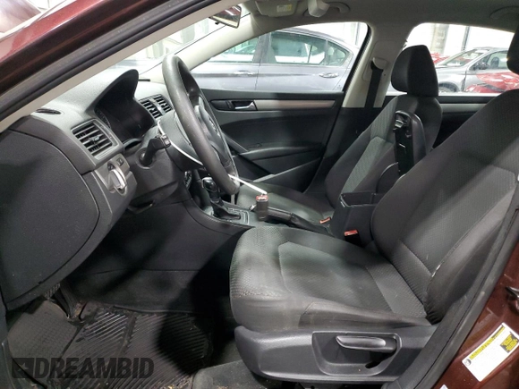 2012 Volkswagen Passat S w/Appearance with VIN 1VWAP7A32CC024320, listed as a Copart auction lot 89271195 with 132,771 mi miles and Salvage Title. Bid and sale history available at carsss.com. Image 7.