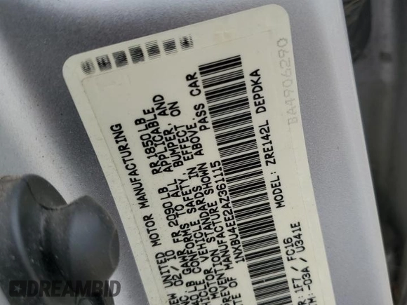 2010 Toyota Corolla with VIN 1NXBU4EE2AZ361115, listed as a Copart auction lot 52734355 with 130,413 mi miles and Salvage Title. Bid and sale history available at carsss.com. Image 12.