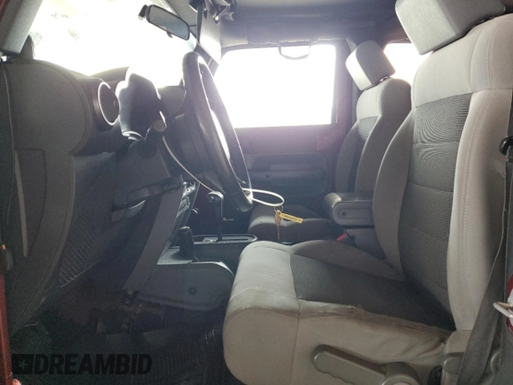 2008 Jeep Wrangler X with VIN 1J4FA241X8L541485, listed as a Copart auction lot 54050235 with 145,748 mi miles and Salvage title. Bid and sale history available at DreamBid. Image 7.