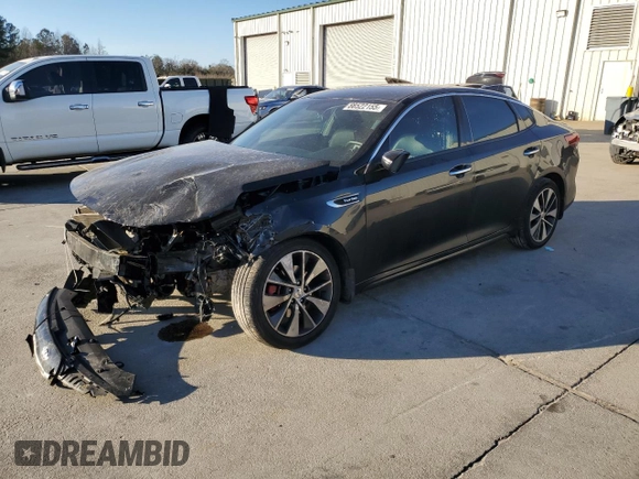 2016 Kia Optima SX Turbo with VIN 5XXGW4L21GG064414, listed as a Copart auction lot 88522155 with 106,023 mi miles and Salvage Title. Bid and sale history available at carsss.com. Image 1.
