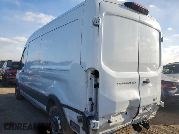 2023 Ford Transit Cargo with VIN 1FTBR1C87PKB90898, listed as a Copart auction lot 89085905 with 53,249 mi miles and Salvage Title. Bid and sale history available at carsss.com. Image 2.