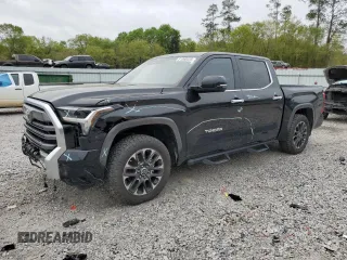 2023 Toyota Tundra Limited with VIN 5TFJA5DB2PX057585, listed as a Copart auction lot 51068025 with 45,403 mi miles and Salvage title. Bid and sale history available at DreamBid. Image 1.
