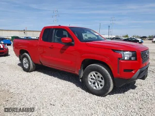 2024 Nissan Frontier S with VIN 1N6ED1CM7RN653551, listed as a Copart auction lot 52732385 with 23,177 mi miles and Salvage Title. Bid and sale history available at carsss.com. Image 4.