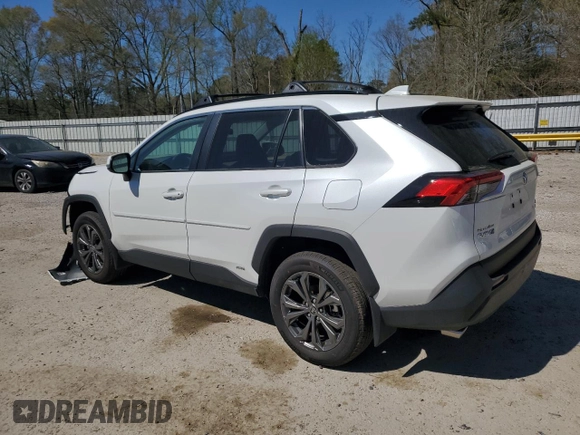 2025 Toyota RAV4 Hybrid XLE Premium with VIN 2T3B6RFVXSW084227, listed as a Copart auction lot 48907275 with 1,692 mi miles and Salvage Title. Bid and sale history available at DreamBid. Image 2.