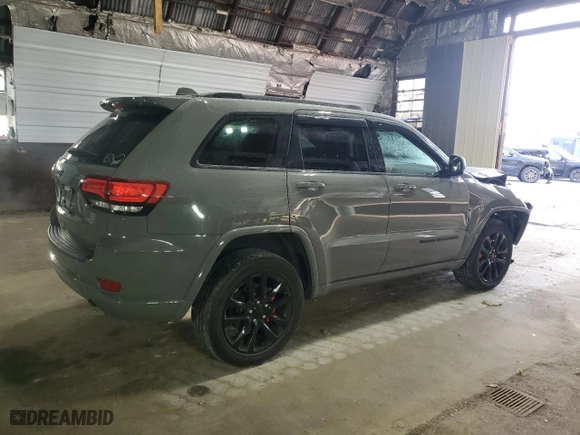2021 Jeep Grand Cherokee Laredo X with VIN 1C4RJFAG4MC615917, listed as a Copart auction lot 52719105 with 35,225 mi miles and Salvage Title. Bid and sale history available at carsss.com. Image 3.