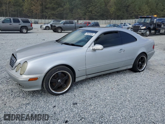 2002 Mercedes-Benz CLK 320/430 with VIN WDBLJ65GX2T095749, listed as a Copart auction lot 78332434 with 227,580 mi miles and Clean Title. Bid and sale history available at DreamBid. Image 1.