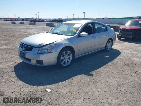 2008 Nissan Maxima SE with VIN 1N4BA41EX8C803390, listed as a IAAI auction lot 41592130 with 132,468 mi miles and . Bid and sale history available at DreamBid. Image 2.