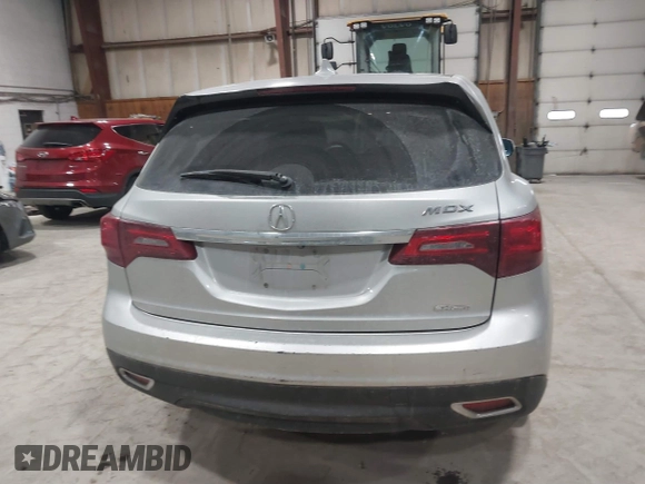 2014 Acura MDX Tech Pkg with VIN 5FRYD4H40EB041886, listed as a IAAI auction lot 41653047 with 85,888 mi miles. Bid and sale history available at carsss.com. Image 16.
