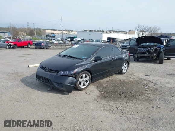 2007 Honda Civic Cpe EX with VIN 2HGFG11877H540775, listed as a IAAI auction lot 42006785 with 190,664 mi miles. Bid and sale history available at carsss.com. Image 18.