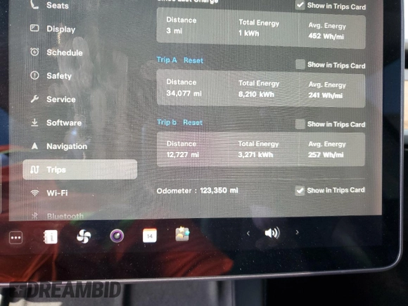 2021 Tesla Model 3 Standard Range Plus z VIN 5YJ3E1EA3MF085641, wystawiony jako Copart lot #56849295 z przebiegiem 123 350 mil mil oraz Tytuł czysty. Historia ofert i sprzedaży dostępna na DreamBid. Obrazek 9.