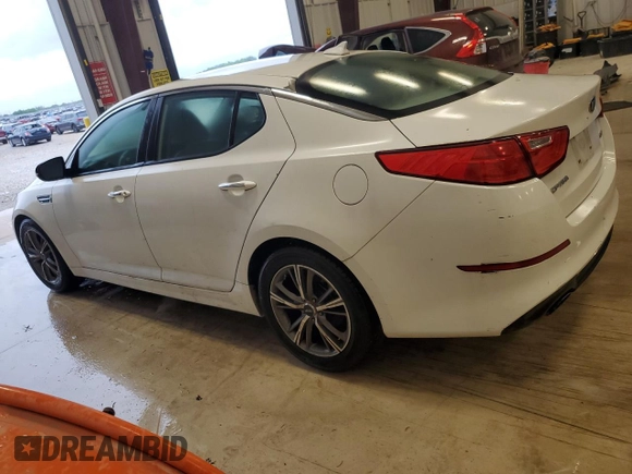 2015 Kia Optima EX with VIN 5XXGN4A77FG378648, listed as a Copart auction lot 50787415 with 155,152 mi miles and Clean Title. Bid and sale history available at carsss.com. Image 2.
