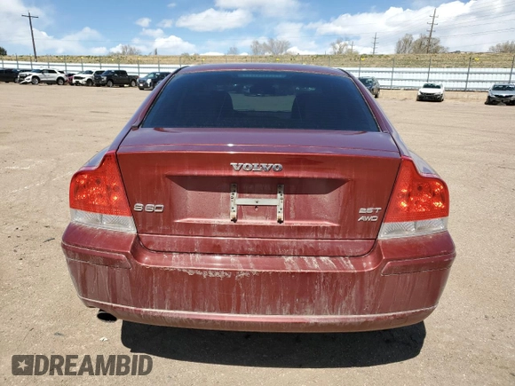 2008 Volvo S60 2.5T with VIN YV1RH592X82688231, listed as a Copart auction lot 51667675 with 167,992 mi miles and Clean Title. Bid and sale history available at carsss.com. Image 6.