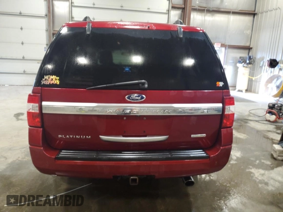 2015 Ford Expedition Max Platinum with VIN 1FMJK1MT9FEF17653, listed as a Copart auction lot 59364175 with 171,517 mi miles and Clean title. Bid and sale history available at DreamBid. Image 6.