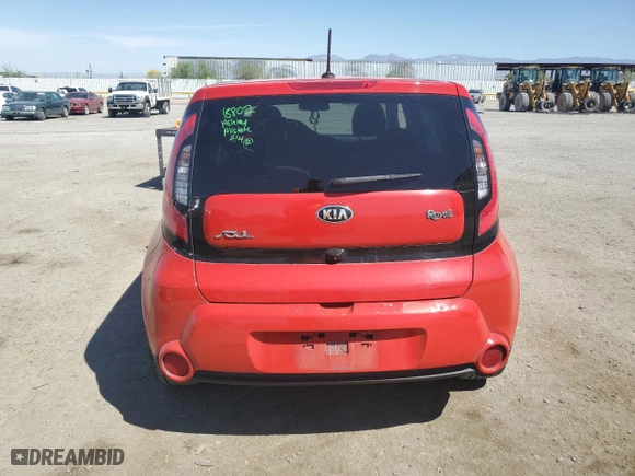 2014 Kia Soul ! with VIN KNDJX3A52E7711533, listed as a Copart auction lot 52835605 with 0 mi miles and Salvage Title. Bid and sale history available at carsss.com. Image 6.